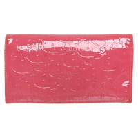 Christian Dior Täschchen/Portemonnaie aus Lackleder in Rosa / Pink