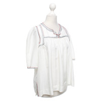 Isabel Marant Top Silk in White