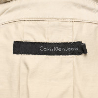 Calvin Klein Veste/Manteau en Coton en Beige
