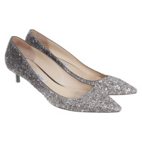 Jimmy Choo pumps with glitter coating