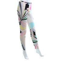 Emilio Pucci Silk trousers with pattern