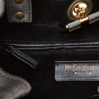 Yves Saint Laurent Tote Bag aus Leder in Khaki