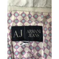 Armani Jeans Giacca/Cappotto in Cotone in Grigio