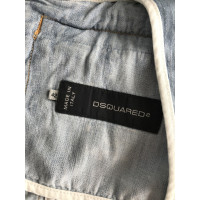 Dsquared2 Jacke/Mantel aus Baumwolle in Blau