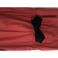 Red Valentino Vestito in Cotone in Fucsia