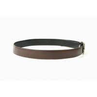 Salvatore Ferragamo Ceinture en Cuir en Marron