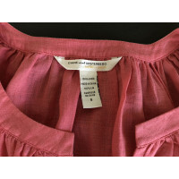 Diane Von Furstenberg Kleid aus Leinen in Rot