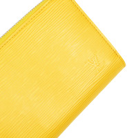 Louis Vuitton Täschchen/Portemonnaie aus Leder in Gelb