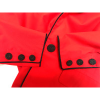 Yves Saint Laurent Jacke/Mantel aus Baumwolle in Rot