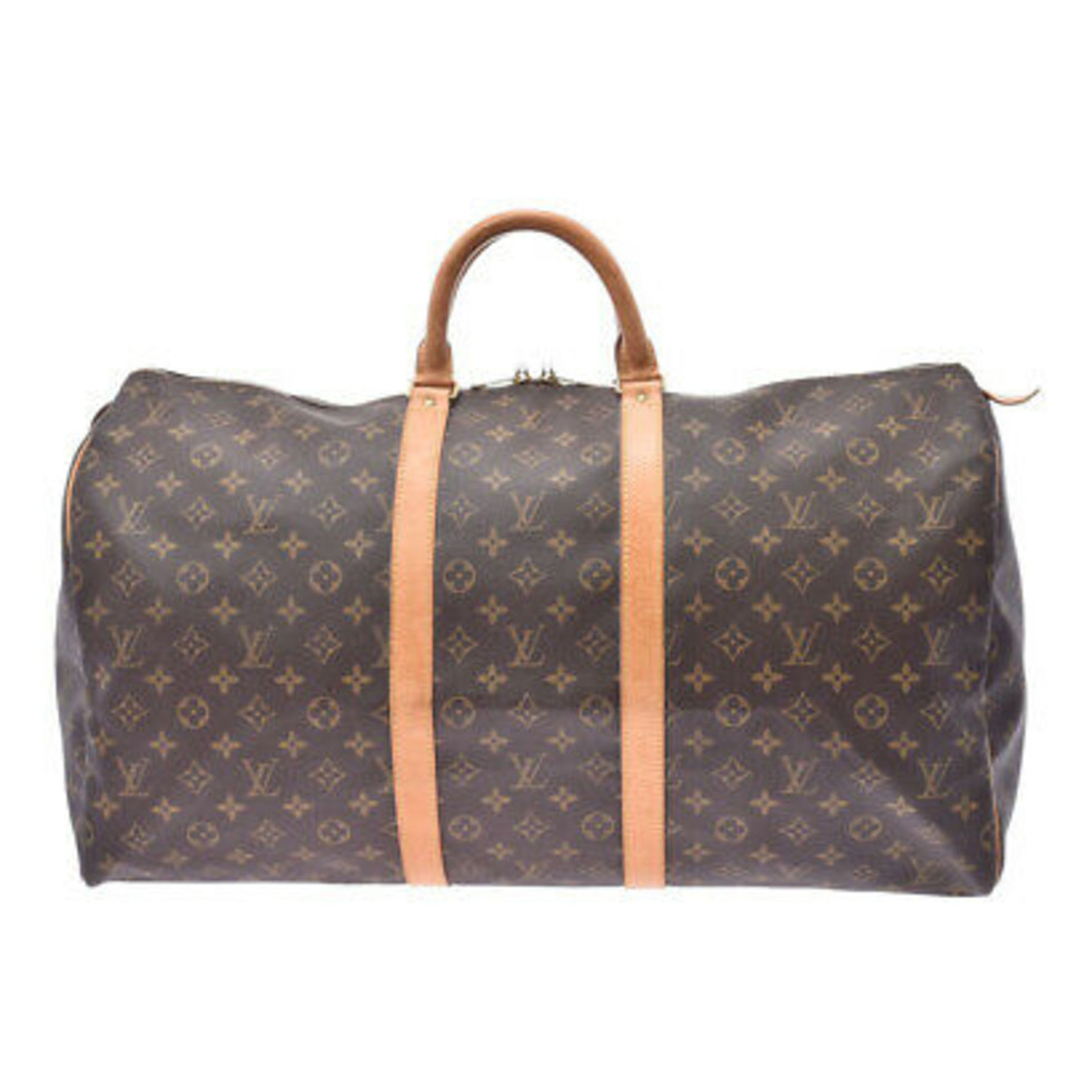 Louis Vuitton Keepall aus Canvas in Braun