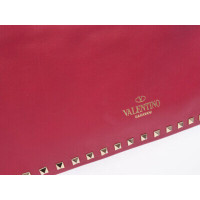 Red Valentino Clutch aus Canvas in Rosa / Pink