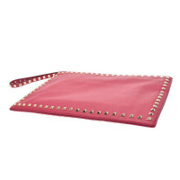 Red Valentino Clutch aus Canvas in Rosa / Pink