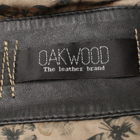Oakwood Veste en cuir noir
