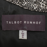 Talbot Runhof Robe de couleur or