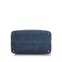 Prada Tote bag Jeans fabric in Blue
