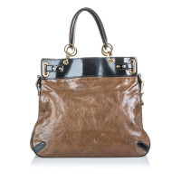 Balenciaga Borsa a tracolla in Pelle in Marrone