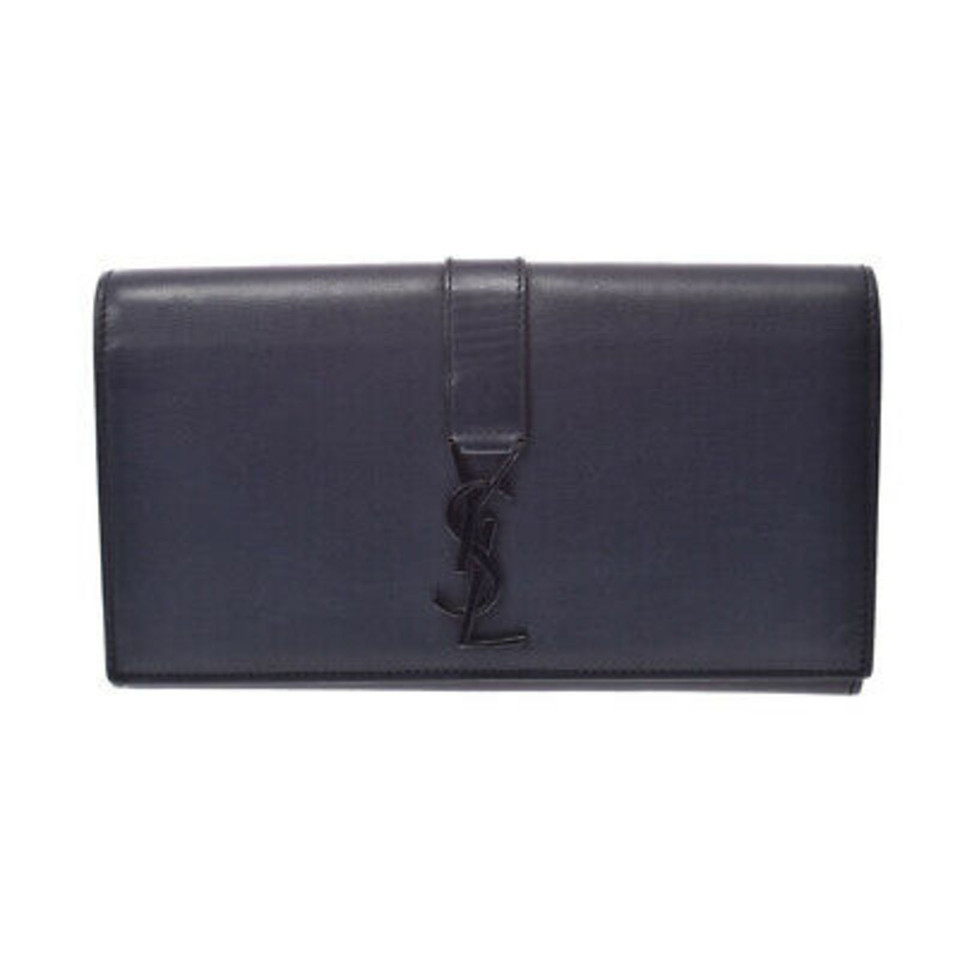 Yves Saint Laurent Bag/Purse Leather in Blue