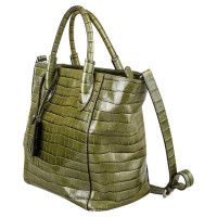 Coccinelle Shopper en Cuir en Olive