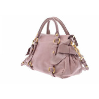 Miu Miu Handbag Leather in Pink