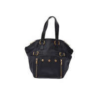 Yves Saint Laurent Handtasche aus Leder in Schwarz