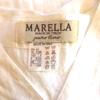 Marella Strick aus Leinen in Weiß