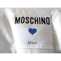 Moschino Blazer aus Baumwolle in Weiß