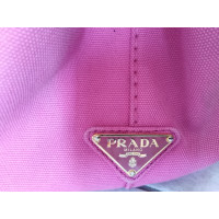 Prada Shopper aus Canvas in Rosa / Pink