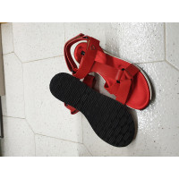 Philippe Model Sandals Leather in Red