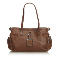 Prada Tote bag Leather in Brown