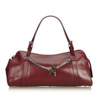 Christian Dior Handtasche aus Leder in Rot