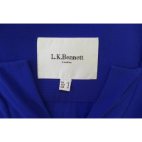 L.K. Bennett Dress Viscose in Blue