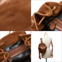 Christian Dior Backpack Leather in Brown