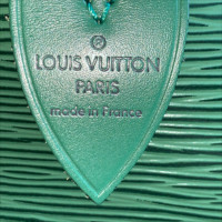Louis Vuitton Keepall Leer in Groen