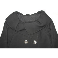 Max Mara Jacke/Mantel aus Wolle in Schwarz