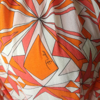 Emilio Pucci Kleid aus Seide in Orange