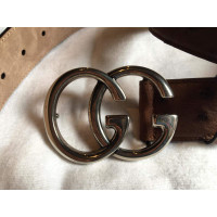 Gucci Gürtel aus Leder in Braun