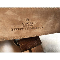 Gucci Cintura in Pelle in Marrone