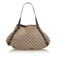 Gucci Tote Bag aus Canvas in Beige