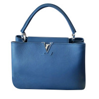 Louis Vuitton Capucines in Pelle in Blu