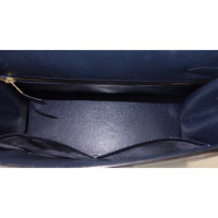 Hermès Kelly Bag in Pelle in Blu