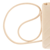 Chanel Umhängetasche aus Leder in Creme