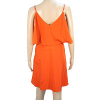Karen Millen zijden jurk in oranje