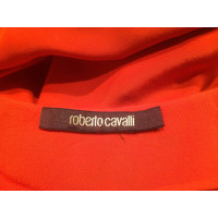 Roberto Cavalli Oberteil aus Seide in Orange