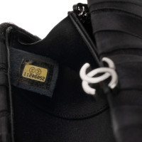 Chanel Shoulder bag Silk in Black