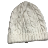 Moncler Hut/Mütze aus Wolle in Weiß