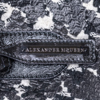 Alexander McQueen Tote Bag aus Leder in Schwarz