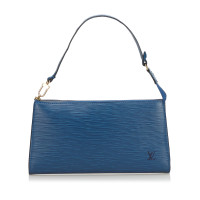 Louis Vuitton Pochette aus Leder in Blau