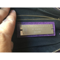 Balenciaga First Bag aus Leder in Violett