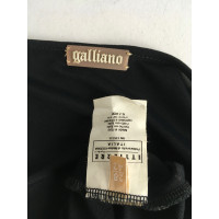 John Galliano Kleid aus Viskose in Schwarz