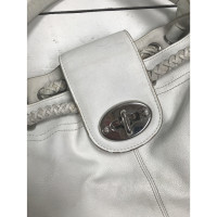 Mulberry Handtasche aus Leder in Weiß